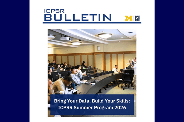 ICPSR Bulletin - May 2026